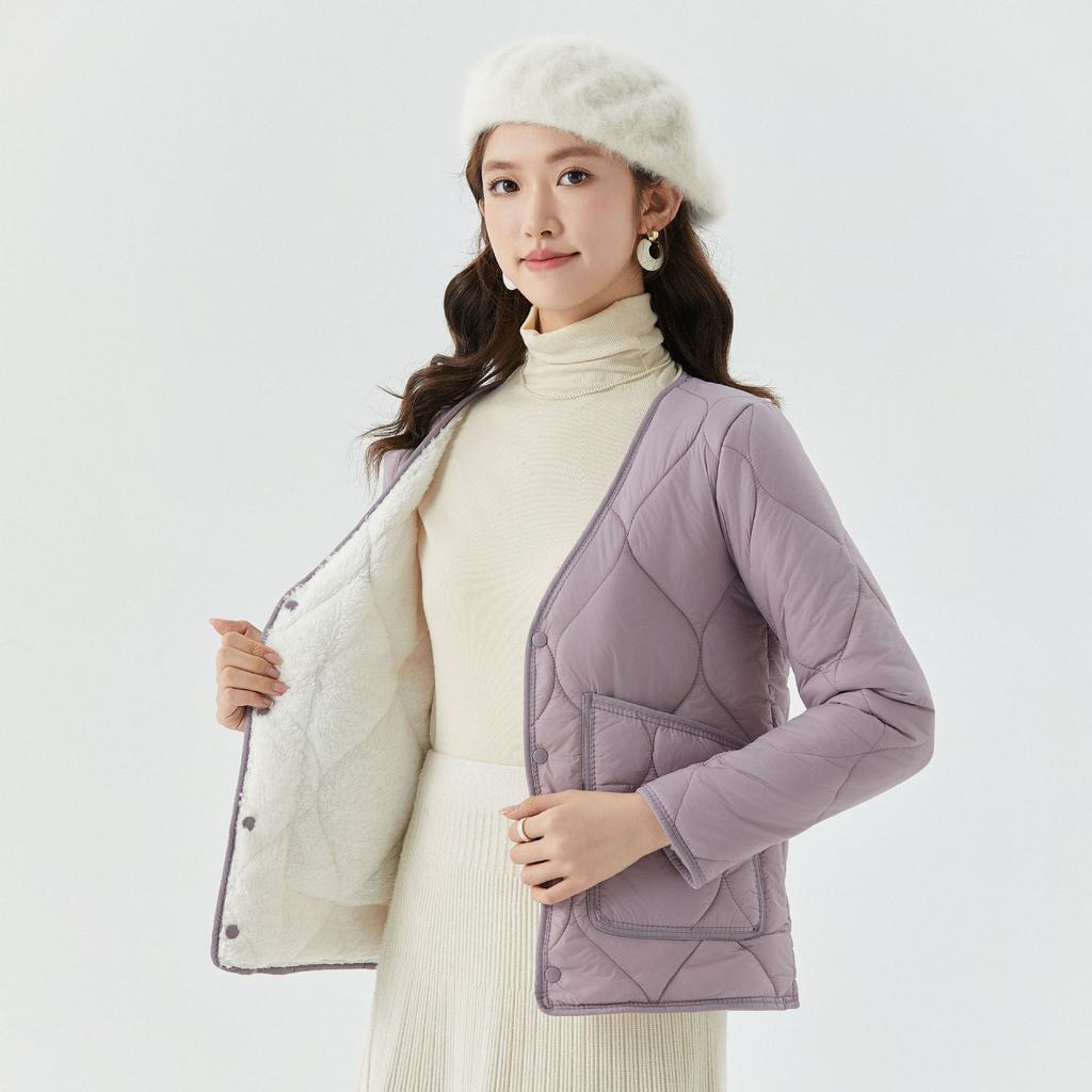 Winter Coat Cotton Jacket Women's Short Section Lightweight Enlarged Cotton Jacket Home Liner Can Be Worn Outside Cotton Women 2508