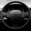 Car Accessories Carbon Fiber Steering Wheel Button Trim Sticker For BMW X5/E70
