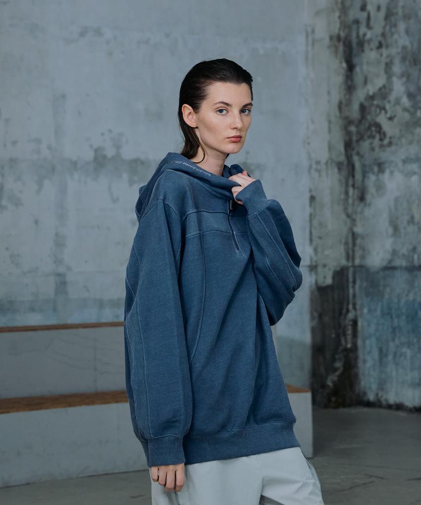 PIGMENT Zip-Up Hoodie (Blue)