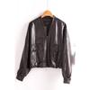 Womens Soft Lamb Leather POLO Collar Jacket Casual Outerwear Slim Fit Lightweight Coat