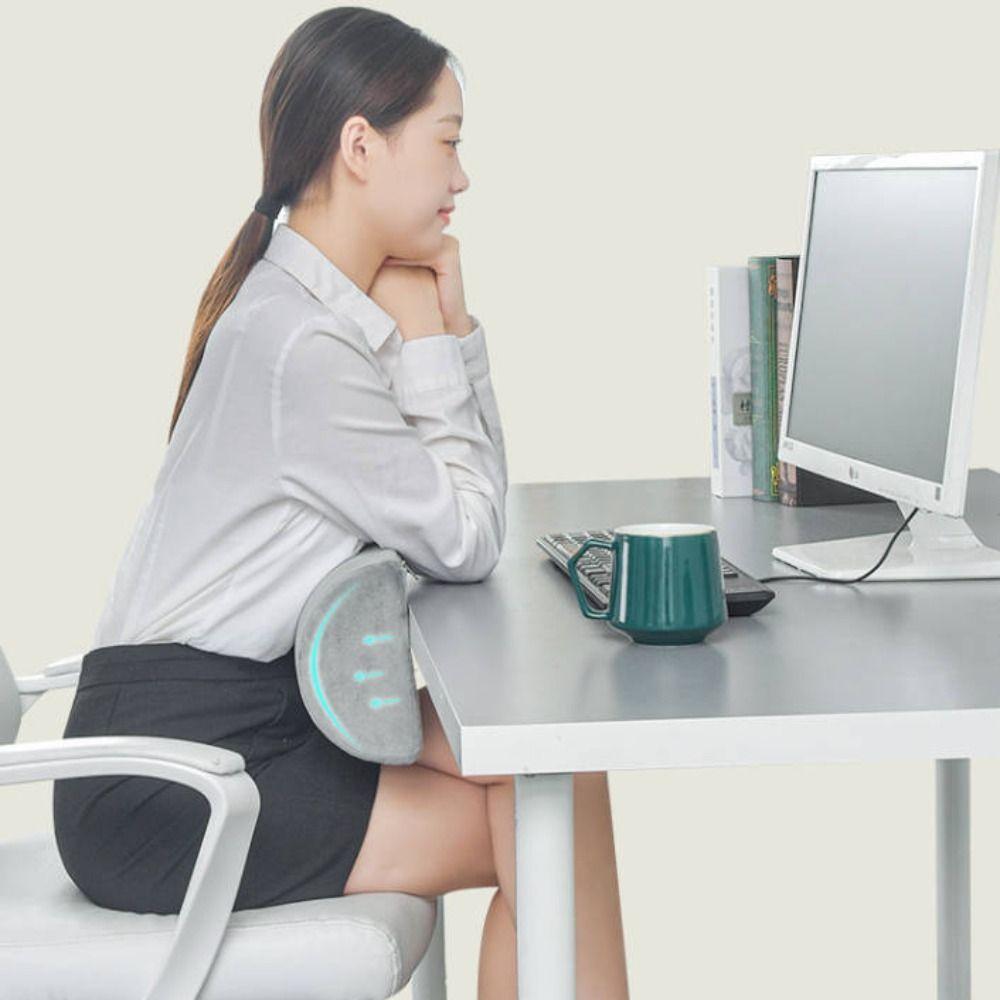 Ergonomic Under Knee Pillow Hypoallergenic Semi Roll Pillow Bolster Pillow  Office Chair