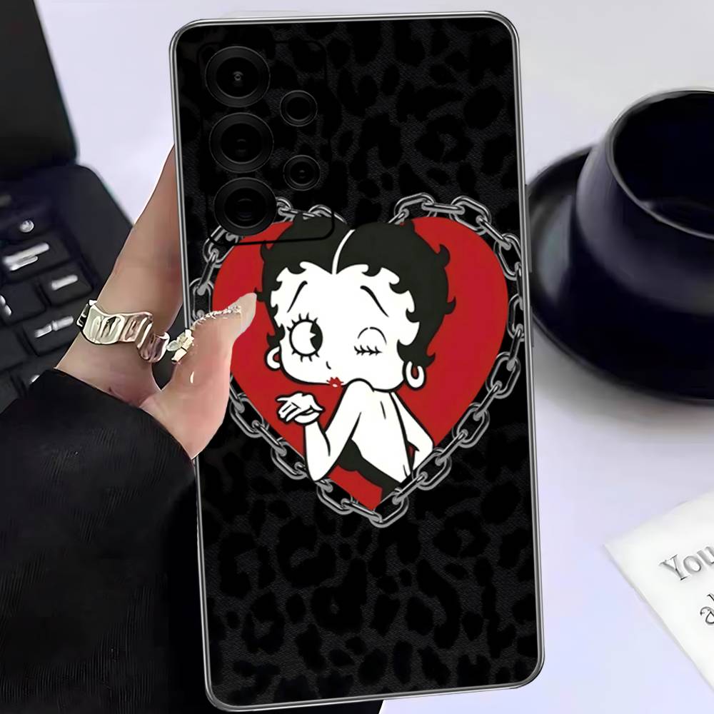B-Betty-Cute-B-Boop Anime Phone Case For Samsung A 52 53 21 32 13 12 71 31 51 40 72 73 70 22 42 50 30 20 21 Shell