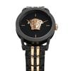 Versace PALAZZO Watch, 43mm, Black Dial, Quartz Movement, Water Resistant, Sapphire Crystal, Men's, Black and Gold, VERD01623