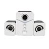 D‑221 Bluetooth Computer Speaker Deep Bass 2.1 Channel Mini Desktop Speaker for Wedding Party White