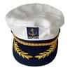 Adjustable Cotton Sailors Hat Classical 2000s Embroidered Cosplay Hat For Women And Men