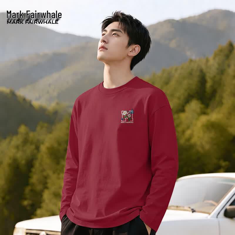 Mark Fairwhale Men's Pure Cotton Long Sleeve T-Shirt