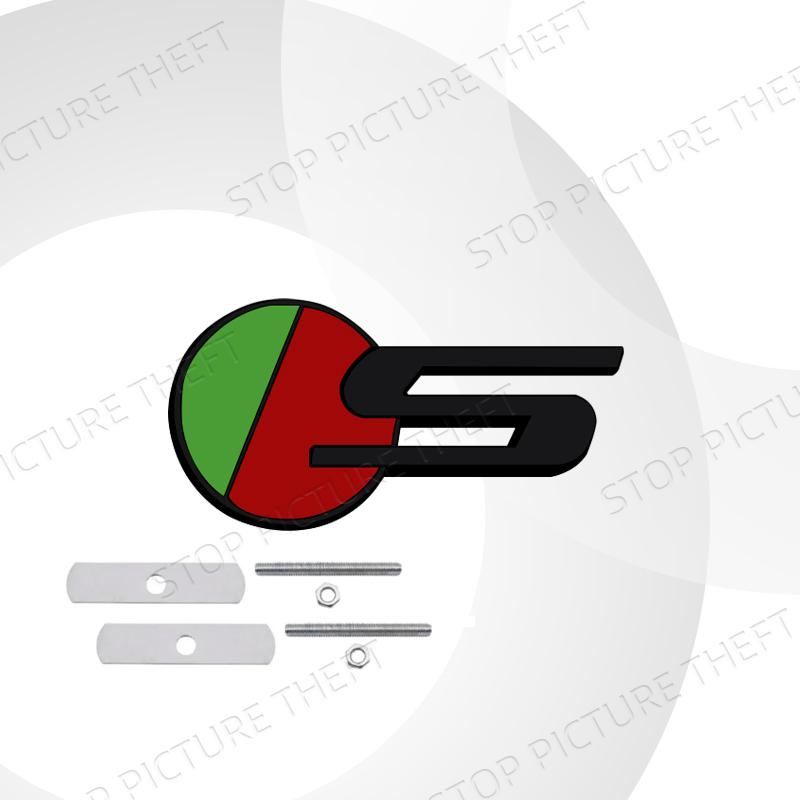 Metal Alloy S R Sport Logo Car Grille Badge Trunk Sticker Decoration Emblem For R-S F-Pace S-Type XE XF XJ XK XJR XFR XEL