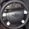 DIY Black Artificial Leather Hand-stitched Car Steering Wheel Cover Wrap for Ford Mondeo Mk3 2002 2003 2004 2005 2006