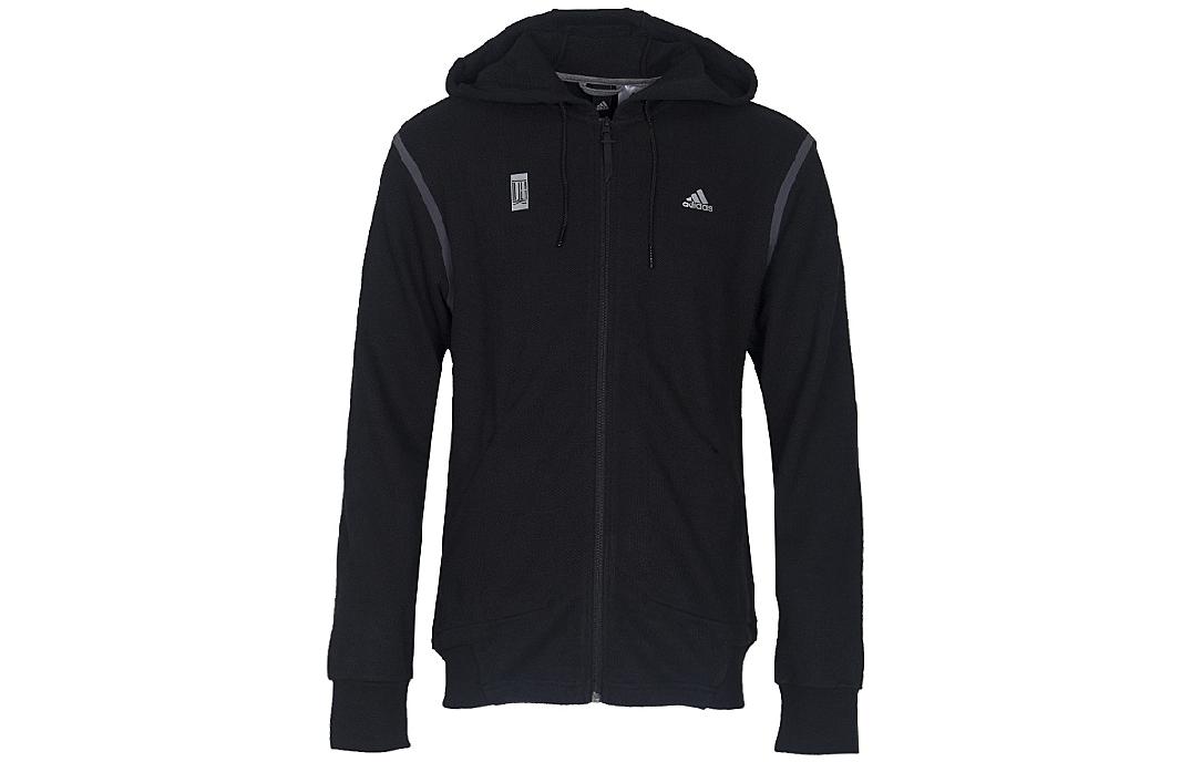 Adidas Jackets Men s Black Hooded Moderate Other BR0130 S
