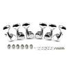Guitar String Tuning Pegs 3L3R Metal Guitar Tuners Metal Tuners Guitar Accessories Machine Head Locking Tuning Machines