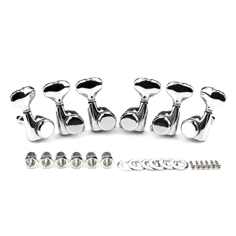 Guitar String Tuning Pegs 3L3R Metal Guitar Tuners Metal Tuners Guitar Accessories Machine Head Locking Tuning Machines