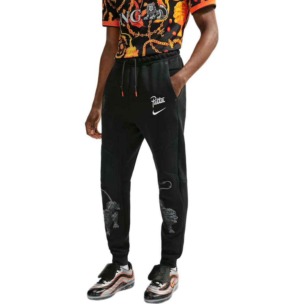 Nike Netherlands X Patta Tech Fleece Joggers Black Unisex Bottoms IM3213-010
