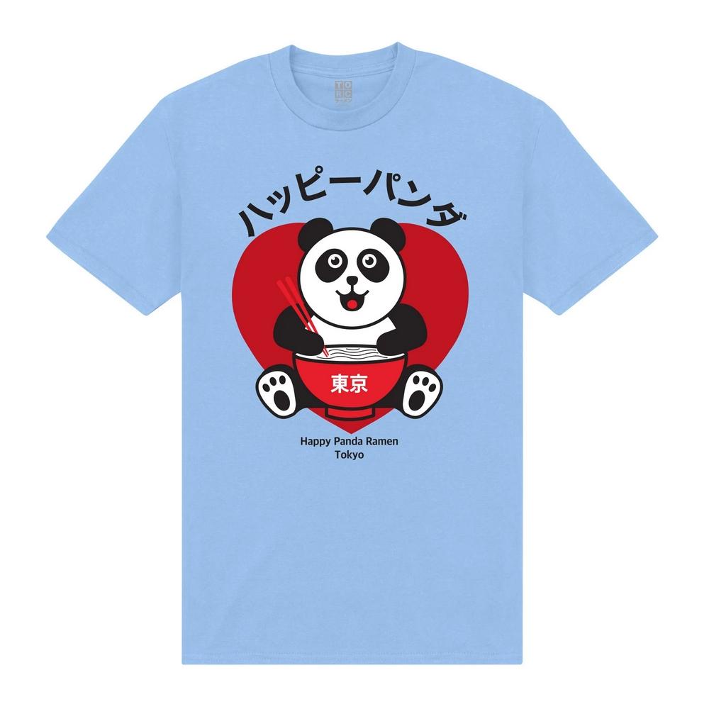 TORC Unisex Adult Happy Panda T-Shirt