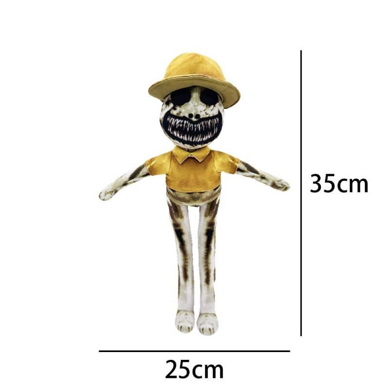 Cute Zoonomaly Plush Misfit Animal Zoo Stuffed Toy Short Fur Sitting Standing Skull Ghost