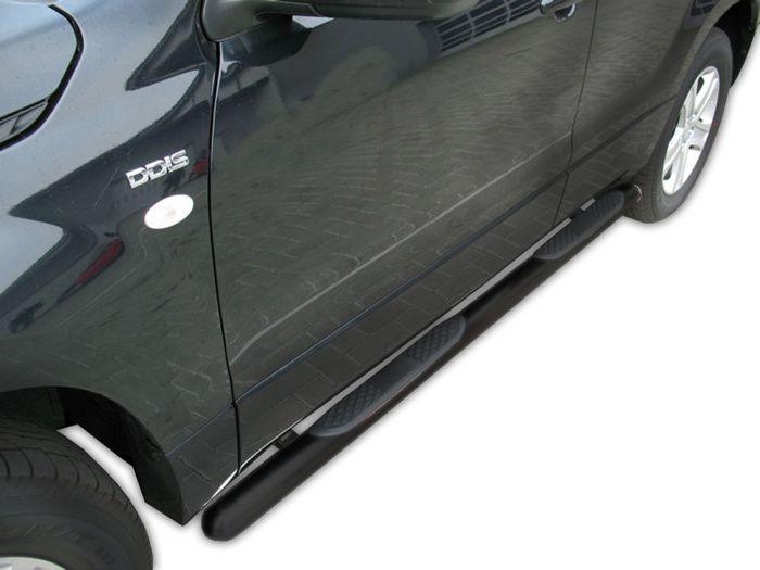 Side Steps - JJ-AUTOMOTIVE - Compatible Suzuki Grand Vitara 2005-2015 - 2 Pieces - Black - With Mounting