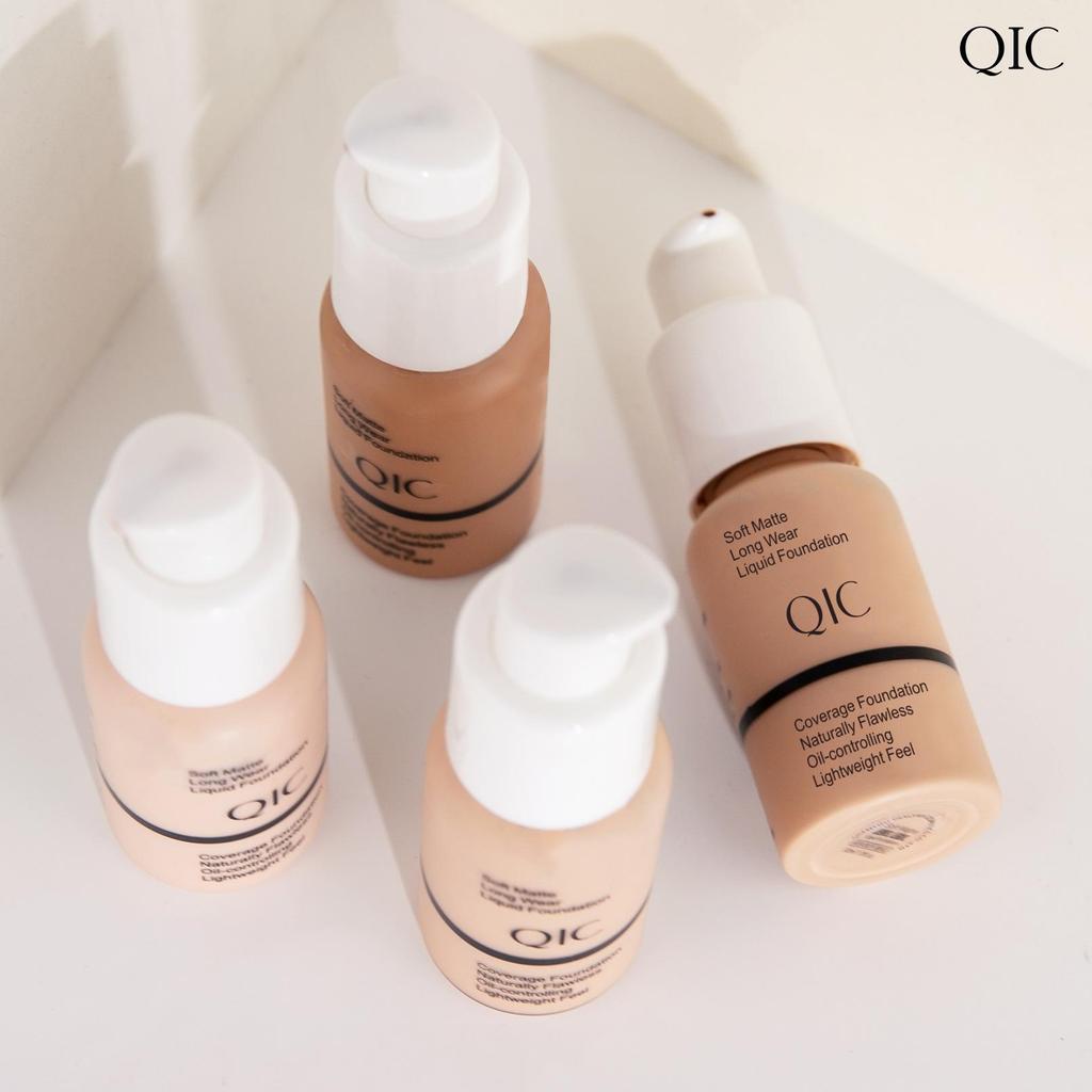 QIC Foundation Waterproof Oil Control Concealer Matte Concealer Foundation Moisturizing BB Cream Foundation