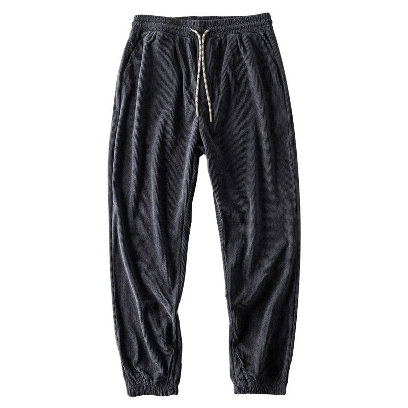 Foreign Trade Tail Order Cut Label Corduroy Autumn and Winter Export Men's Pants