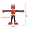 Creative Twistable Wire Robot Toy Poseable Fun Gag Gift For Kids Adults Stress Relief Fidget Toy Unique Home Desk Decoration
