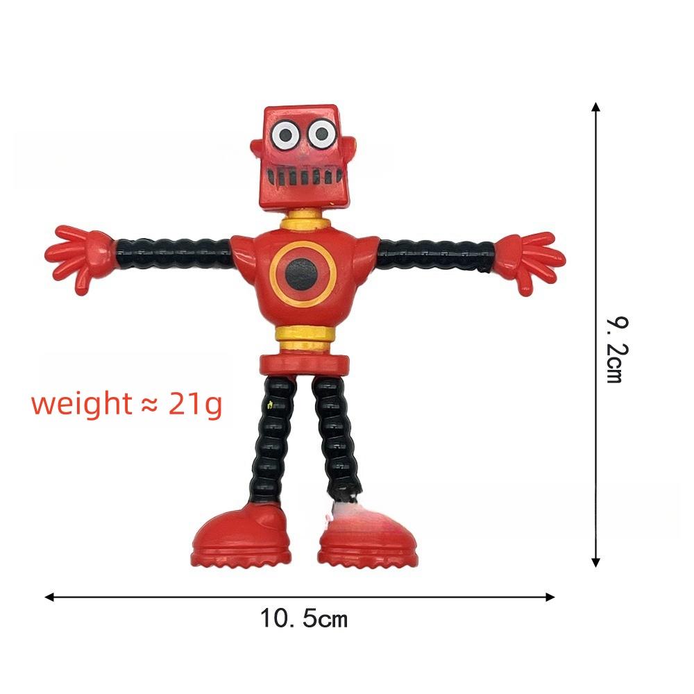 Creative Twistable Wire Robot Toy Poseable Fun Gag Gift For Kids Adults Stress Relief Fidget Toy Unique Home Desk Decoration