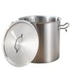 Premium Thickened Stainless Steel Stockpot with Compound Bottom, Sandblasted Finish for Commercial Use