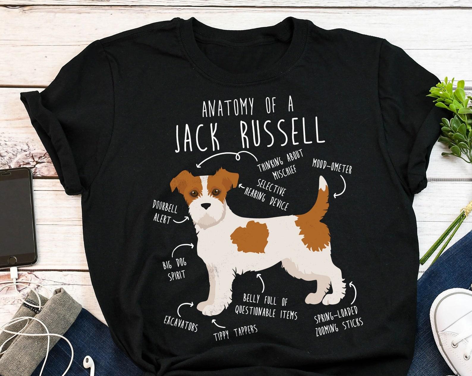 Broken Coat Jack Russell Terrier Shirt, , , Funny Dog Lover Gift, Cute Pet T-shirt, Rough Coat Dog Mom Tee, Dog Dad, Fox Terrier JRT 140