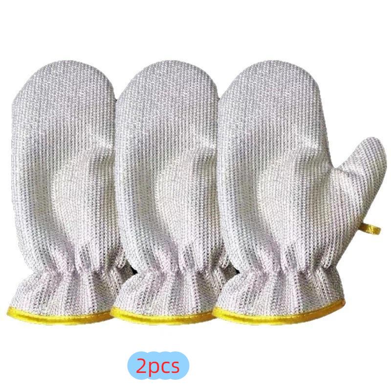 Długie Pogrubione Rękawice do Mycia Naczyń Rękawice do Mycia Naczyń z Drutem Stalowym Ochrona przed Oparzeniami Wodoodporne Wielofunkcyjne Artefakt do Czyszczenia Kuchni