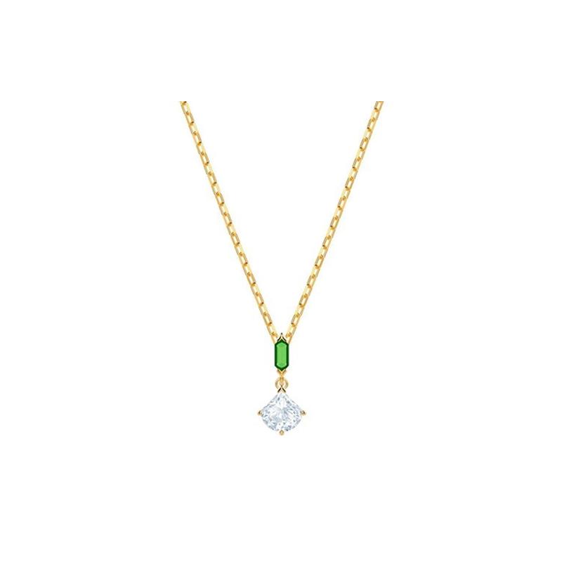 Swarovski Fan Shape Solitaire Necklace Gold Women s 5459394 золотой