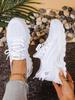 Women's Summer Lightweight Running Shoes - Trendy Flat Bottom Sneakers for Students and Casual Wear