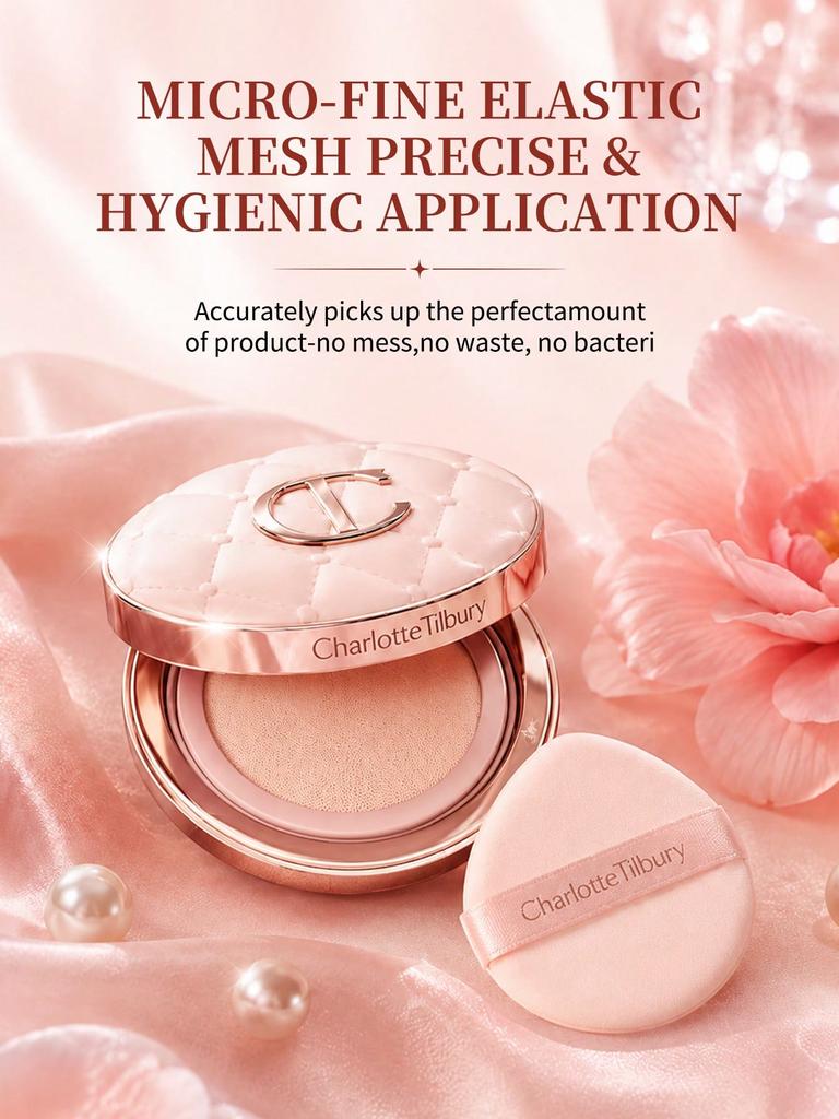 Charlotte Tilbury Pillow Talk Beautifying Cushion Foundation #0.5N Fair | Radiant Finish | 5g / 0.176 Oz.