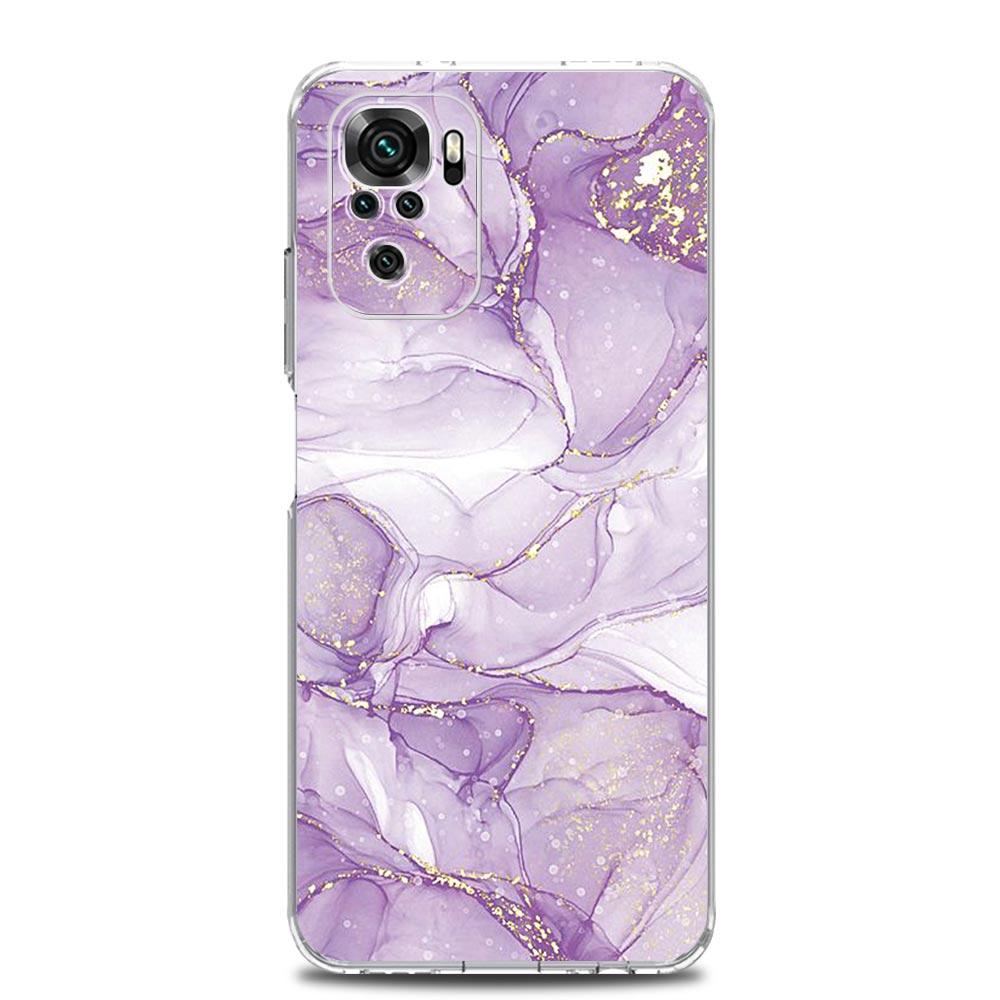Marble Phone Case For Xiaomi Redmi Note 13 12 5G 9S 9 8 10 11 Pro Plus 4G 9T 13C 12C10C 9C 9A 7 Clear Cover