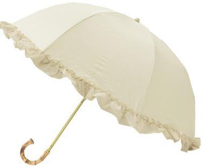 Kamio Japan Pink Trick Suitable for Both Sunny and Rainy Fully Folding Frill 787514 Parasol, Days, UV-blocking, Two-section Umbrella, Design,