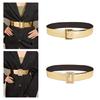 Female Belt Gold Color Glitter Waist Belt Decorative Belts for Womens Jeans