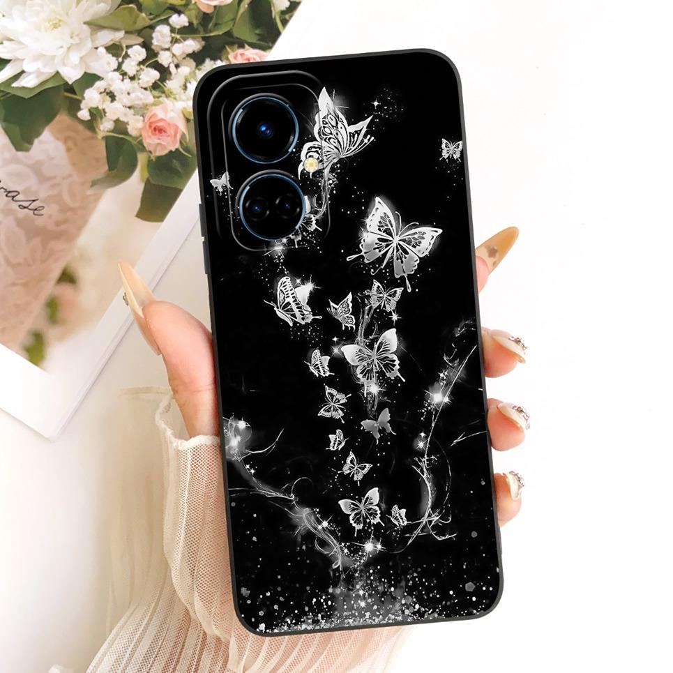 For Tecno Camon 19 Pro 19 Neo Camon19 CH6i CH6i Phone Case Bow Pattern Flower Butterfly Girly Back Cover Silicone Soft Casing