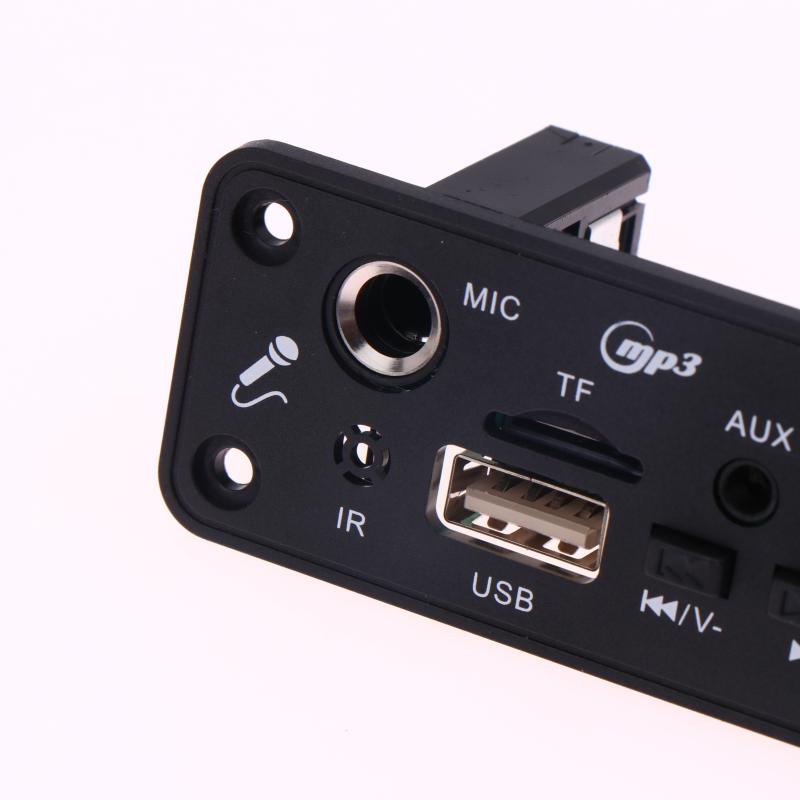 1 Conjunto 2*3W/5W Amplificador Reprodutor de Áudio Bluetooth Placa Decodificadora Mp3 5V DIY Reprodutor de Mp3 Carro Módulo de Rádio FM TF USB Mic Gravação de Chamada