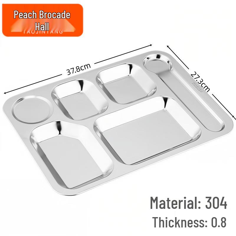 Stainless Steel Rectangular Dinner Plate