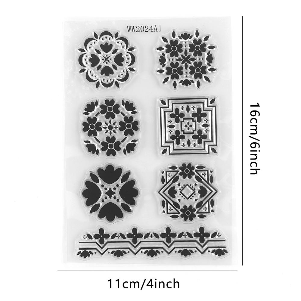 Handwritten Borders Clear Stamps Sassy Christams Rubber Stamps For DIY Scrapbooking Album Card Making Decoration Paper Craft