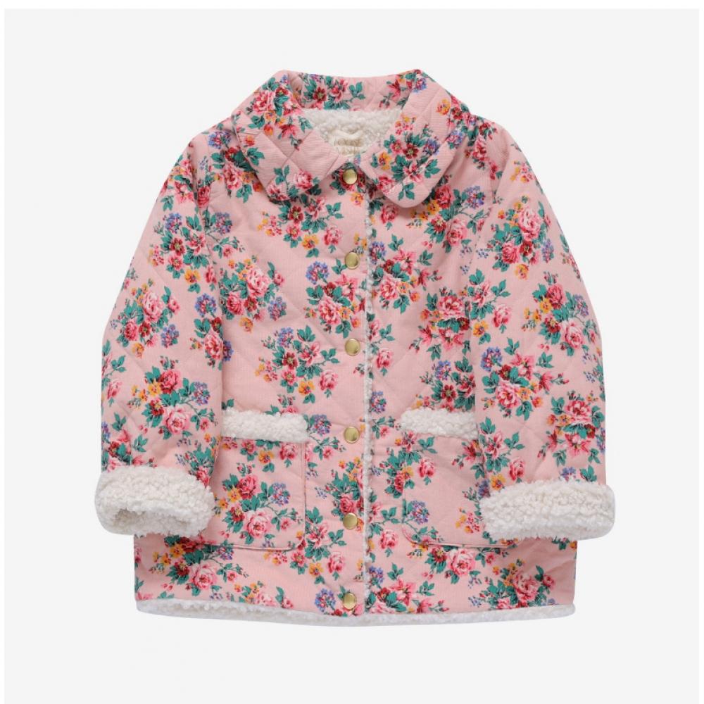 Louis Misha Grm W23 C0187  Dalila  Delilah Floral Kids Coat