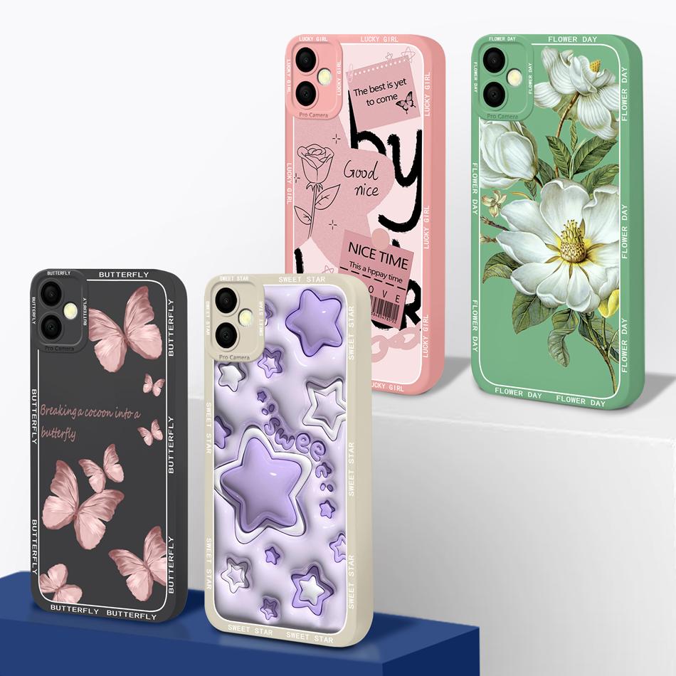 For Samsung Galaxy A05 A05S Phone Cases Fashion Full Protection Anti Choc Soft Liquid Silicone Back Cover For SamsungA05 A 05