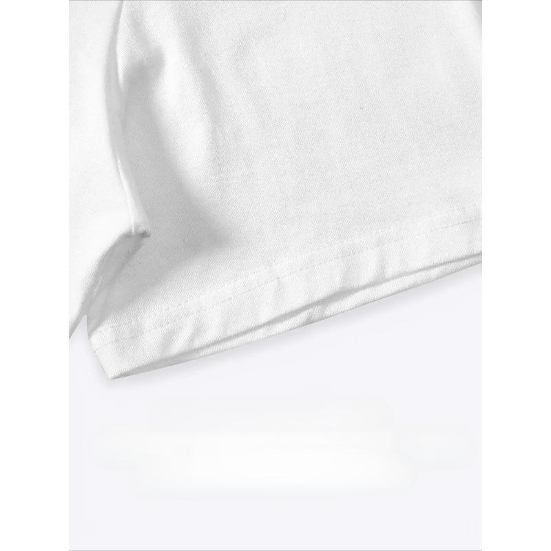 European Sizes Men'S Pattern Heat Transfer Print T-Shirt | Casual Outdoor Sports Easy Top, Summer Short Sleeve, Fashionable Daily Outing