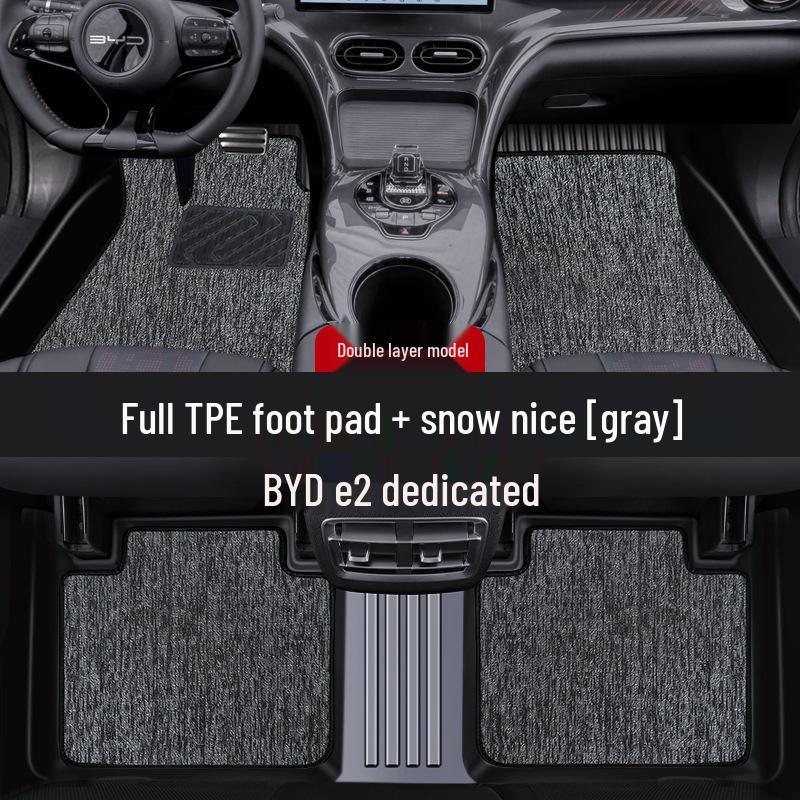 BYD e2 Luxury TPE Floor Mat - Full Coverage for Single Driver's Seat (24 Model)