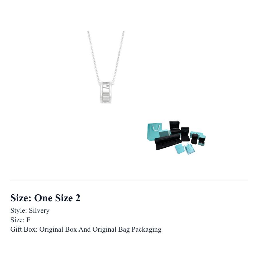 TIFFANY & CO . Atlas 925 Sterling Silver Necklaces Women's 35540954