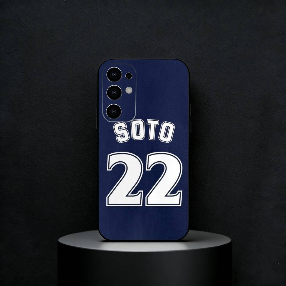 baseball player J-Juan Soto 22 Phone Case For Samsung S25,S24,S23,S22,S21,S20,Plus,Fe,Lite,Others Black Cover