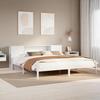 VidaXL Bunk Bed Without Mattress White 200x200 Cm Solid Pine Wood 3321549