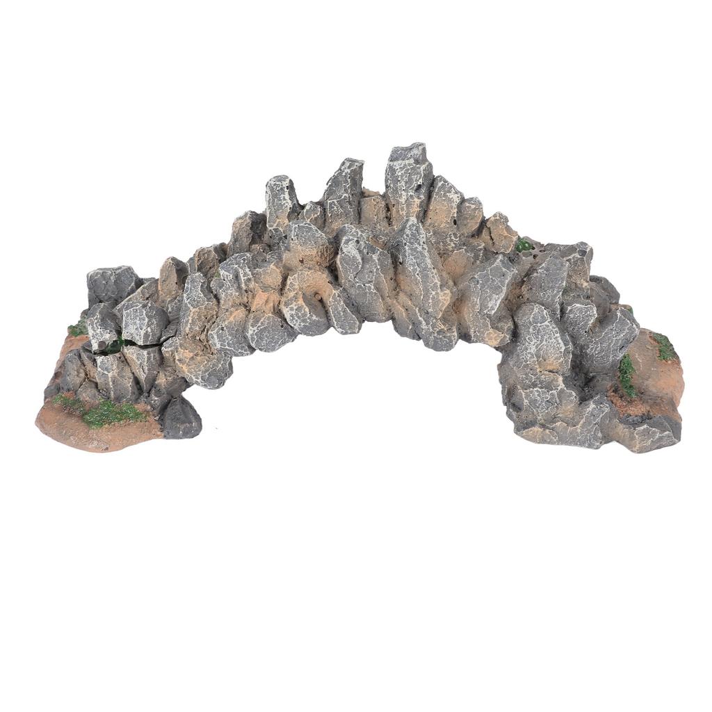 Aquarium Arch Bridge Resin Safe Simulation Decoration Fish Tank Bridge Ornament for Landscaping