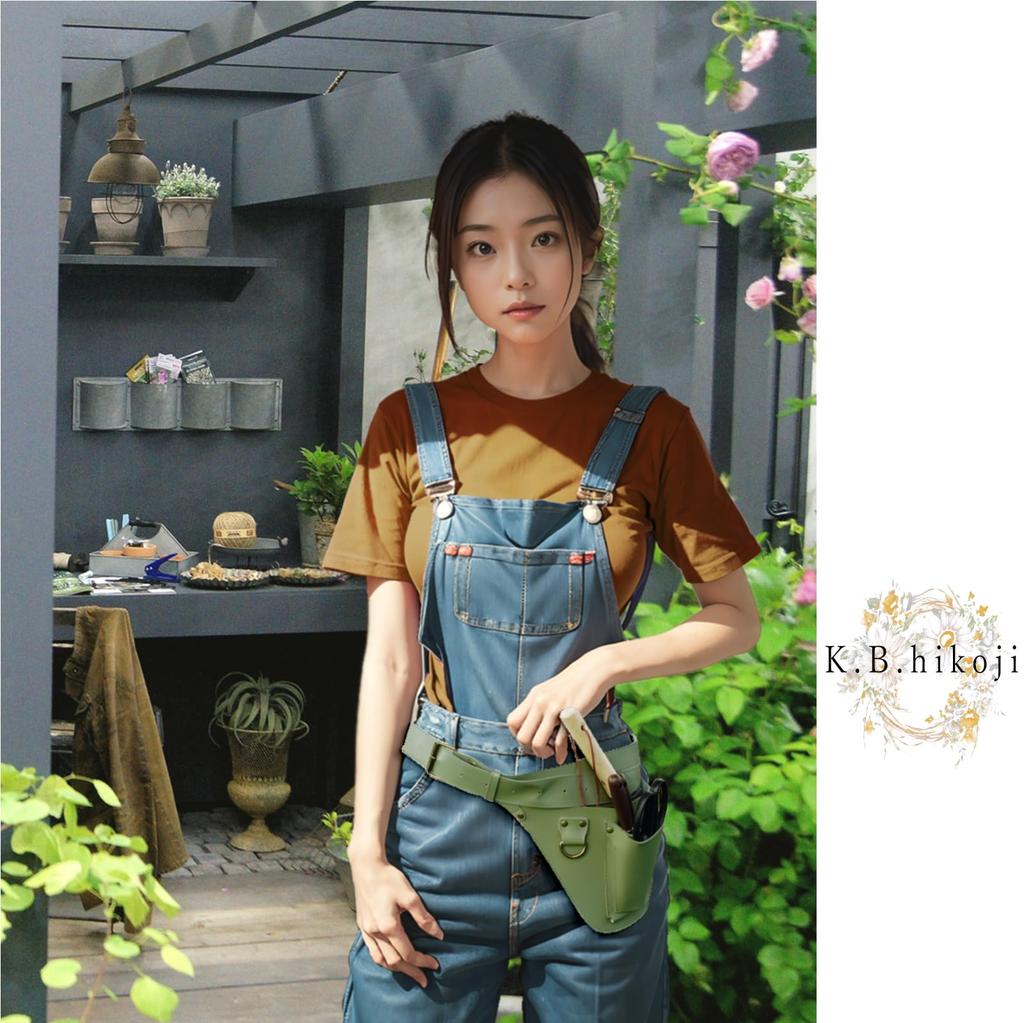 K.B.Hikoji Gardening Pouch: Gardening Pouch, Gardening Supplies, Waist Pouch, Tool Pouch, Work Pouch