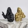 Resin Simulation Orangutan Statue Handicraft Miniatures Figurine Monkey Toy Sculpture  Tea Table