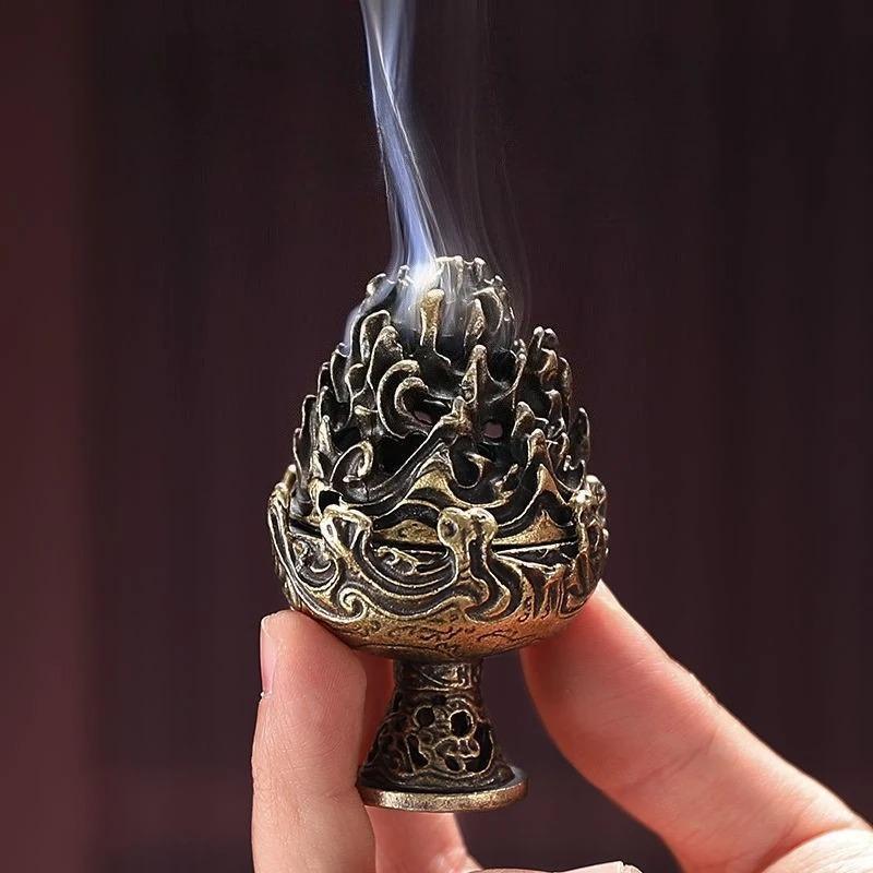Incense Burner Desktop Decoration Home Collectibles Creative Portable Small Home Incense Burner Practical and Convenient To Use