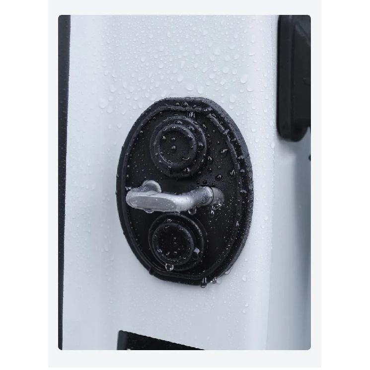 Upgrade Car Door Closing Shockproof Silicone Cushion Mute Shock Absorber Protective Covers Car Door Latch Accessories