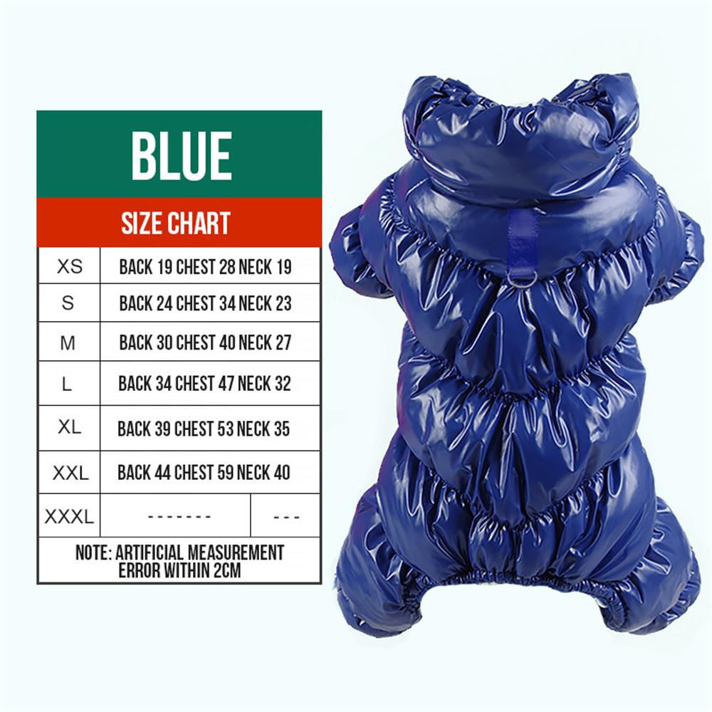 Winter Male Boy Dog Clothes with Buckle Waterproof Pet Jumpsuit Overall for Small Dogs Chihuahua Yorkies Rompers Chien Vetement