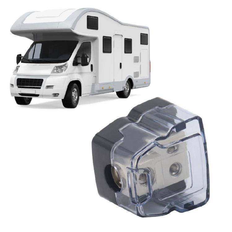 Electrical Wire Connector Box Circuit Safe Power Splitter, 1 Input 2 Output, with Self Tapping Screws & Hexagonal Keys